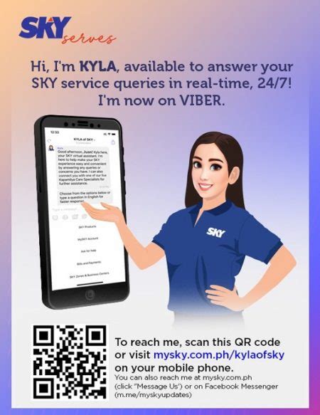 sky 24/7|SKY brings 24/7 customer service Kyla to Viber .